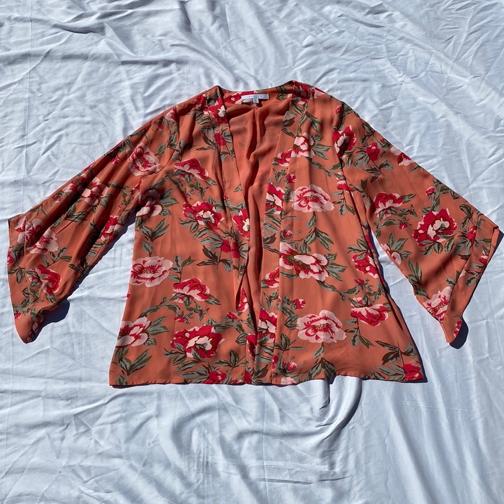 Peach Wrap Top